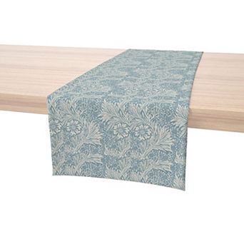 Table Runner, 100% Cotton, 16x108", Floral 73