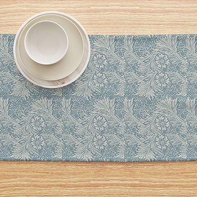 Table Runner, 100% Cotton, 16x108", Floral 73