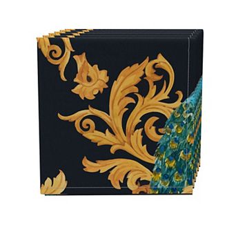 Napkin Set of 4, 100% Cotton, 20x20", Floral 164
