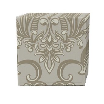 Napkin Set of 4, 100% Cotton, 20x20", Floral 150