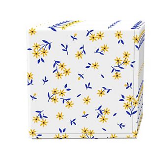 Napkin Set, 100% Polyester, Set of 4, 18x18", Daisy Allover Pattern