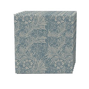 Napkin Set of 4, 100% Cotton, 20x20", Floral 73