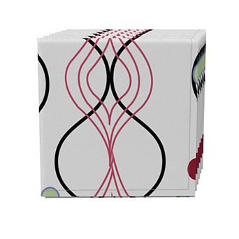 Napkin Set of 4, 100% Cotton, 20x20", Floral 99