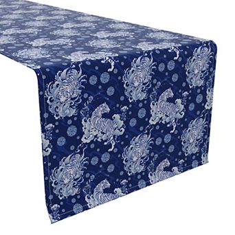 Table Runner, 100% Cotton, 16x90", Floral 181