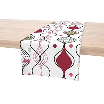Table Runner, 100% Cotton, 16x108", Floral 99