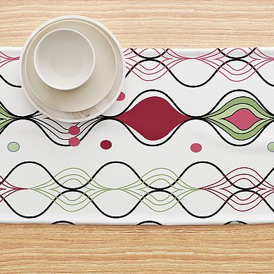 Table Runner, 100% Cotton, 16x108", Floral 99