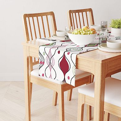 Table Runner, 100% Cotton, 16x108", Floral 99