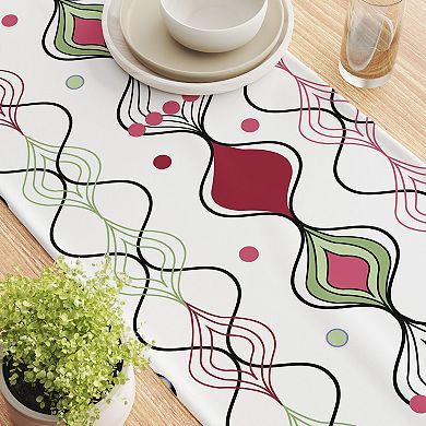 Table Runner, 100% Cotton, 16x90", Floral 99