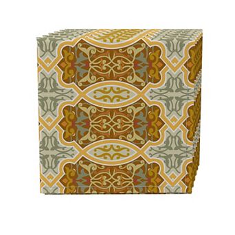 Napkin Set of 4, 100% Cotton, 20x20", Floral 111