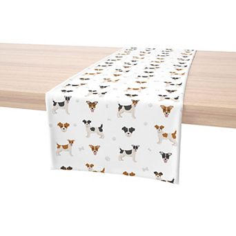 Table Runner, 100% Cotton, 16x90", Jack Russel Designs