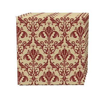 Napkin Set of 4, 100% Cotton, 20x20", Floral 159