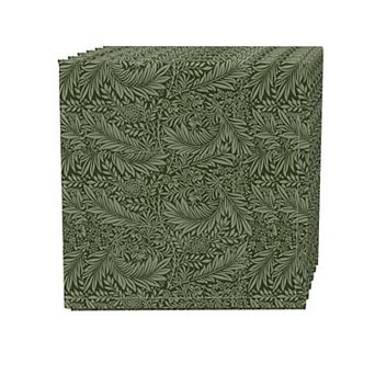 Napkin Set of 4, 100% Cotton, 20x20", Floral 83