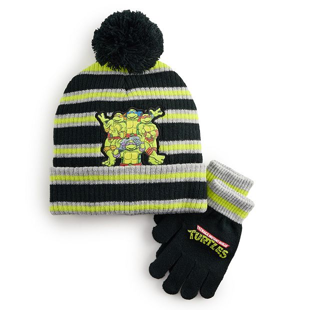 Boys Teenage Mutant Ninja Turtles Hat & Gloves Set