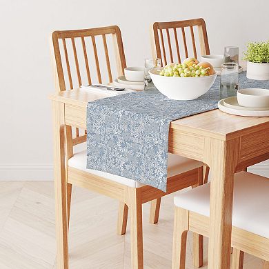 Table Runner, 100% Cotton, 16x108", Floral 66