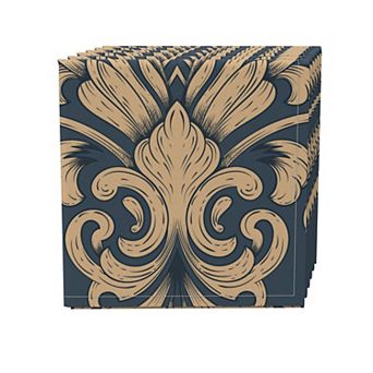 Napkin Set of 4, 100% Cotton, 20x20", Floral 161