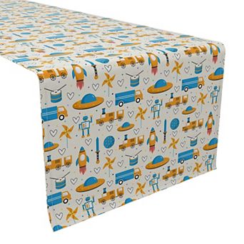Table Runner, 100% Cotton, 16x90", Kids Toys