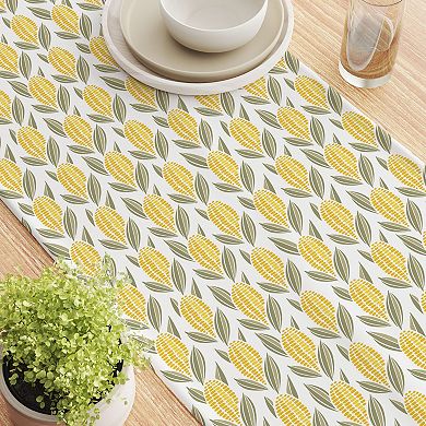 Table Runner, 100% Cotton, 16x72", Harvest Corn
