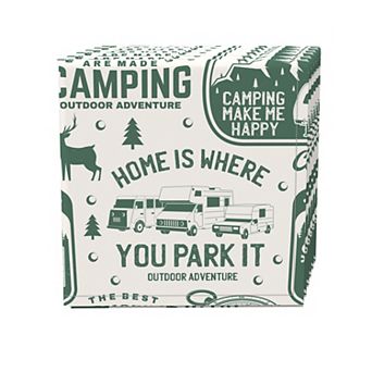 Napkin Set, 100% Polyester, Set of 4, 18x18", RV Camping Life