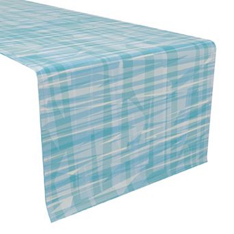 Table Runner, 100% Polyester, 12x72", Contemporary Ocean