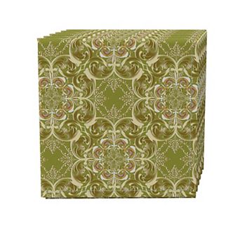 Napkin Set of 4, 100% Cotton, 20x20", Floral 149