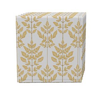 Napkin Set of 4, 100% Cotton, 20x20", Floral 101