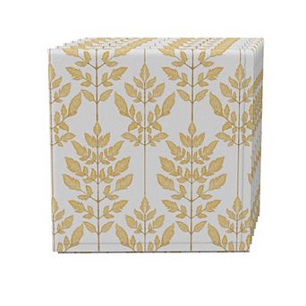 Napkin Set of 4, 100% Cotton, 20x20", Floral 101