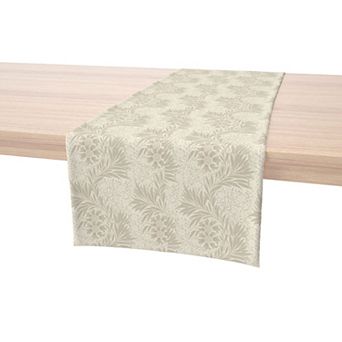 Table Runner, 100% Cotton, 16x108", Floral 70