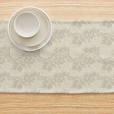 Table Runner, 100% Cotton, 16x108", Floral 70