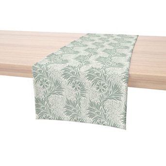 Table Runner, 100% Cotton, 16x72", Floral 80