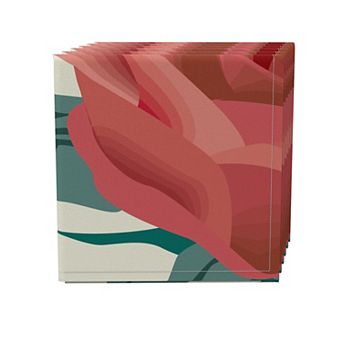 Napkin Set of 4, 100% Cotton, 20x20", Floral 85