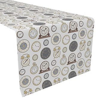 Table Runner, 100% Cotton, 16x72", Timeless