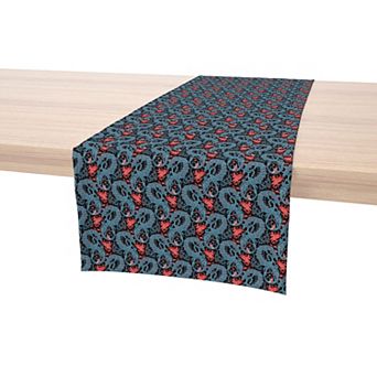 Table Runner, 100% Cotton, 16x72", Floral 30