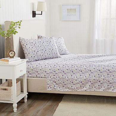 Madelinen Watercolor Floral Microfiber Lightweight Premium Sheet Set