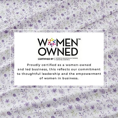 Madelinen® Floral Printed Brushed Printed Sheet Set