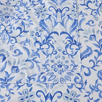 Madelinen® Floral Printed Brushed Printed Sheet Set