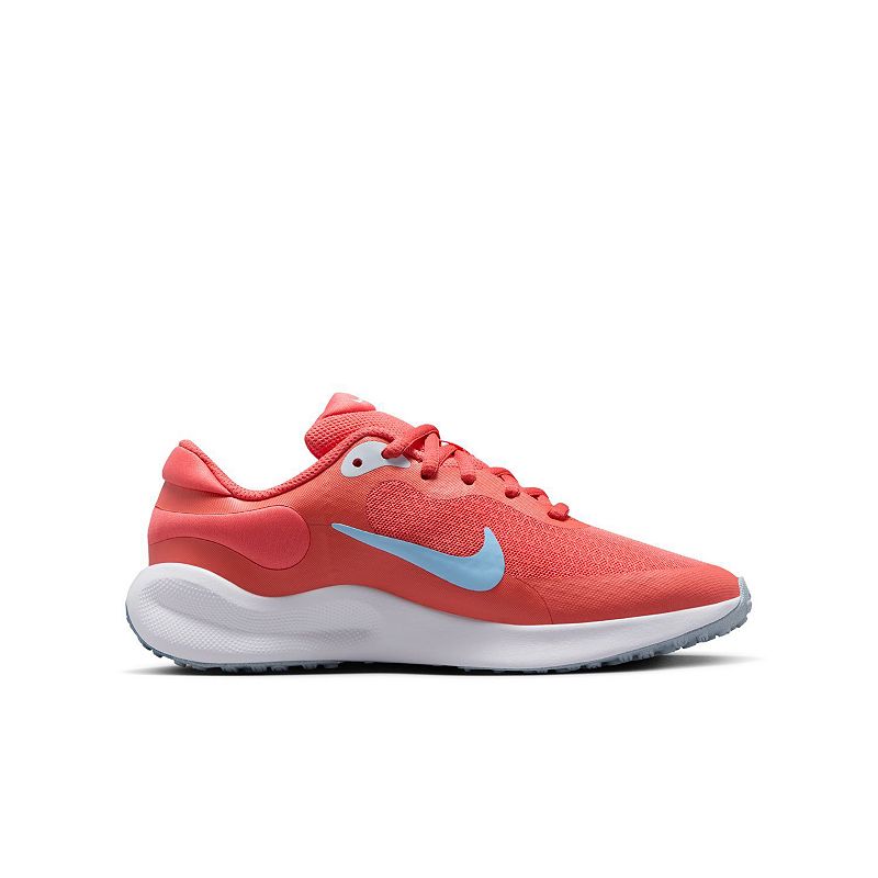 Nike Revolution 7 Big Kids' Running Shoes, Girl's, Size: 3, Ember Blue Tint