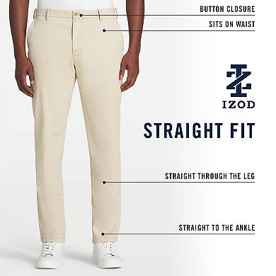 Men's IZOD Saltwater Flat Front Chino Pants
