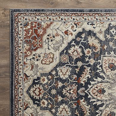 Loomaknoti Malanie Charler Blue Area Rug