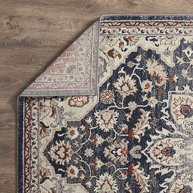 Loomaknoti Malanie Charler Blue Area Rug