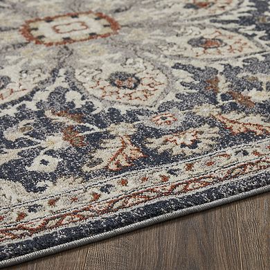 Loomaknoti Malanie Charler Blue Area Rug