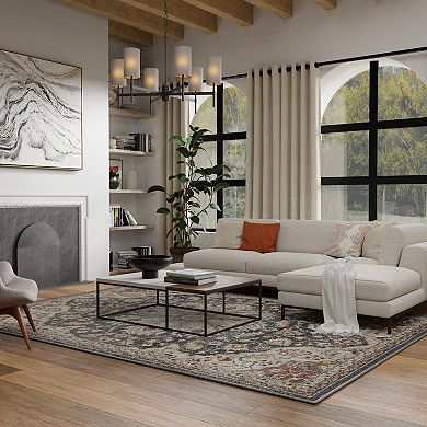 Loomaknoti Malanie Charler Blue Area Rug