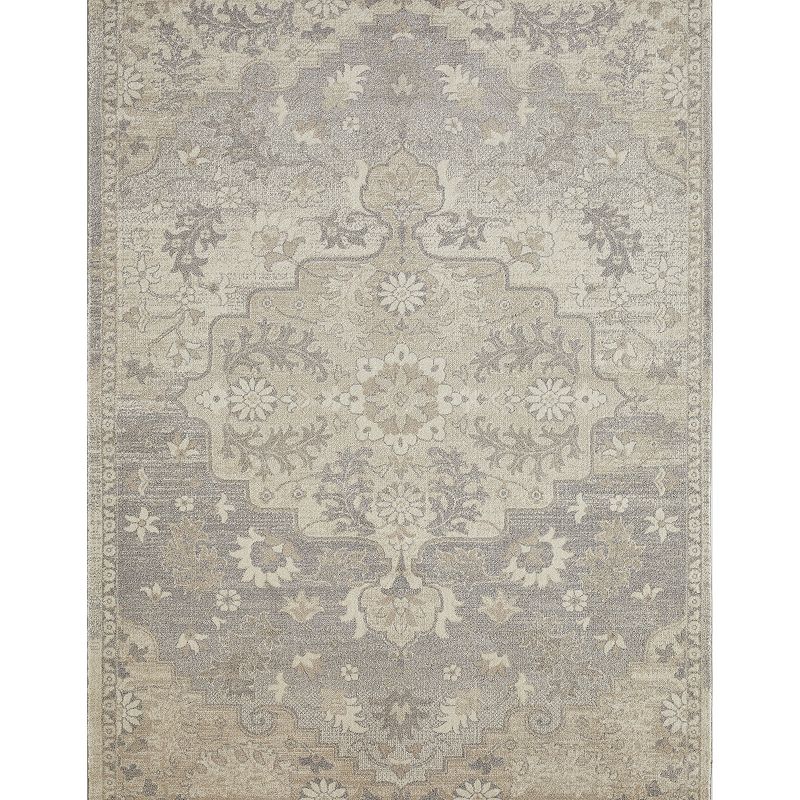 Loomaknoti Malanie Chan Cream Area Rug, White, 10X13 Ft