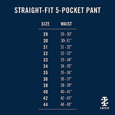 Men's IZOD Saltwater 5-Pocket Straight Leg Pants