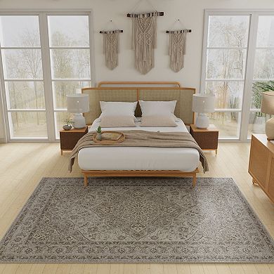 Loomaknoti Malanie Crew Gray Area Rug