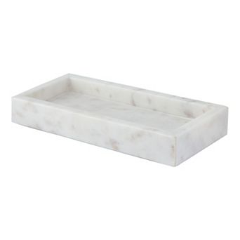 A&B Home Decorative Rectangular Marble Tray Table Decor