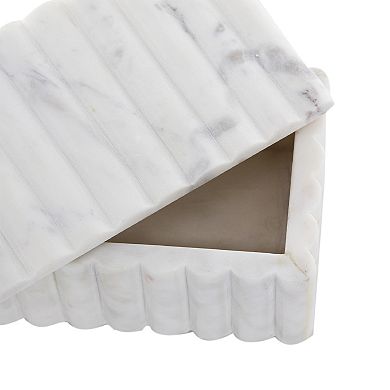 A&B Home Marble Storage Box Table Decor
