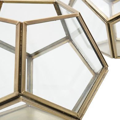 A&B Home 3-piece Terrarium Standing Lanterns