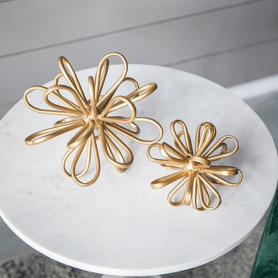 A&B Home Flower Statuary Table Decor 3-piece Set