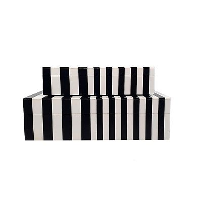 A&B Home Jacey Lidded Box 2-piece Set