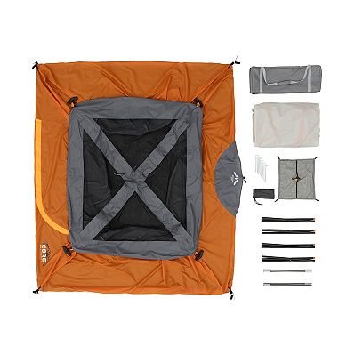 CORE 4-Person Straight-Wall Cabin Tent